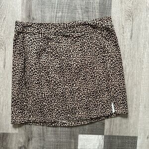 Garage Cheetah Print Skirt